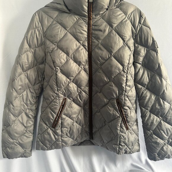 Ralph Lauren Quilted Silver Jacket - M - Picture 9 of 9